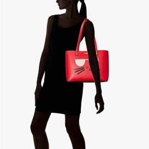 Karl Lagerfeld Paris Women's Maybelle Choupette Tote Bag- NWT